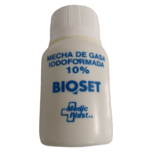 mecha iodoformada bioset