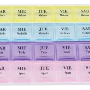Pastillero Semanal (28 Cavidades)
